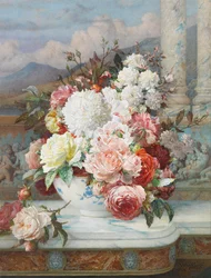 Roses on a Marble Ledge, 1894